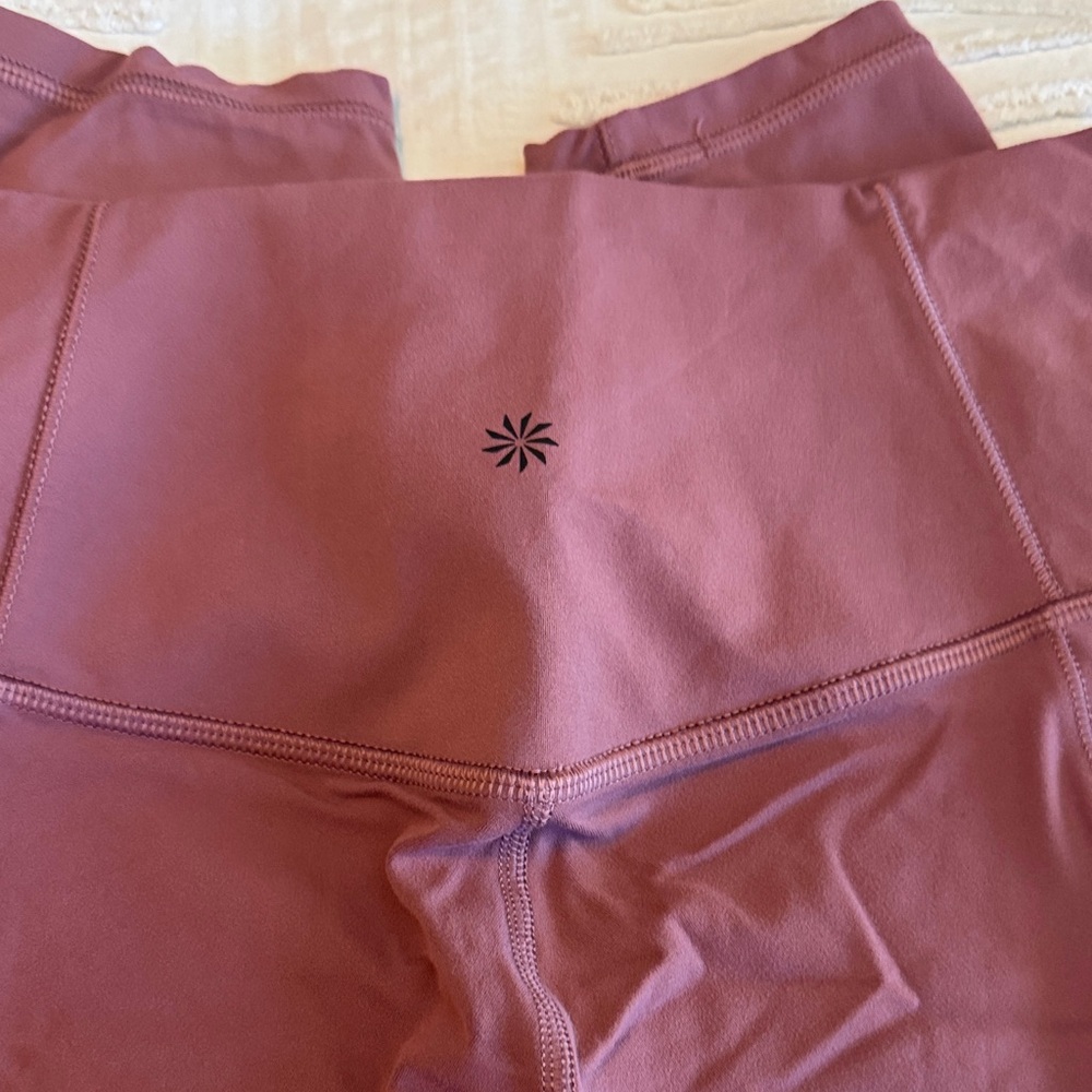 Athleta Mauve High-Rise Leggings